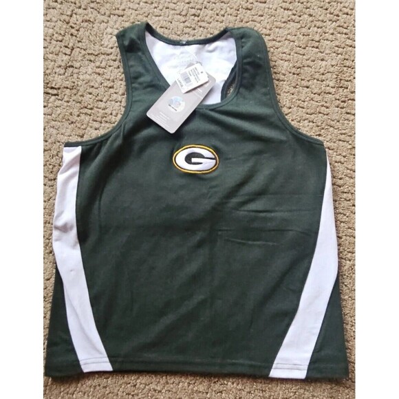 Tops - NWT Green Bay Packers NFL Endurance Scoop Neck Racerback Tank Sz Large